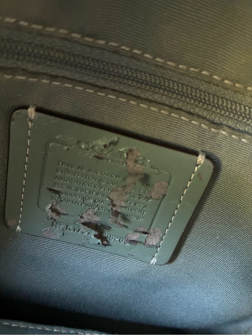 Coach Charlie Mini Backpack Blue-Grey - Picture 9 of 10
